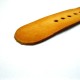 HNS Handmade Reto Washing Style Honey Calf Leather Watch Strap With 3 Matt Stainless Steel Rings