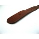HNS Handmade Chocolate Brown  Calf Leathe Watch Strap With 5 Matt Stainless Steel Rings