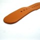HNS Handmade Honey Calf Leather Watch Strap With 5 Matt Stainless Steel Rings
