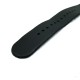 HNS Handmade Black Calf Leather Watch Strap With 5 Matt Stainless Steel Rings