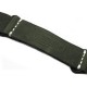 HNS Handmade Antique Vintage Style Olive Calf Leather Watch Strap With PVD Coated PRE-V Buckle