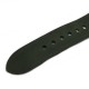 HNS Handmade Antique Vintage Style Olive Calf Leather Watch Strap With PVD Coated PRE-V Buckle