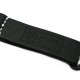 HNS Handmade Antique Vintage Style Black Calf Leather Watch Strap With PVD Coated PRE-V Buckle