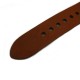HNS Handmade Antique Vintage Style Honey Calf Leather Watch Strap With PVD Coated PRE-V Buckle
