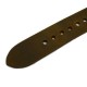 HNS Handmade Antique Vintage Style Brown Calf Leather Watch Strap With PVD Coated PRE-V Buckle