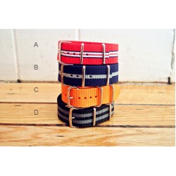 HNS 4Pcs Heavy Duty Ballistic Nylon And ZULUPATH Watch Strap Package Sale 