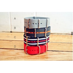 HNS 4Pcs Heavy Duty Ballistic Nylon And ZULUPATH  Watch Strap Package Sale 