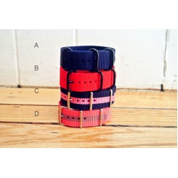 HNS 4Pcs Heavy Duty Ballistic Nylon And ZULUPATH Watch Strap Package Sale 