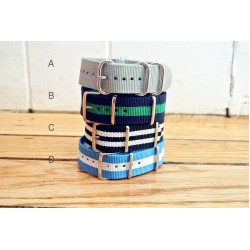 HNS 4Pcs Heavy Duty Ballistic Nylon And ZULUPATH Watch Strap Package Sale 