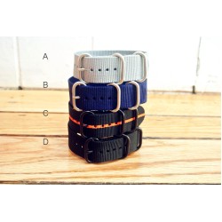 HNS 4Pcs Heavy Duty Ballistic Nylon ZULUPATH Watch Strap Package Sale 
