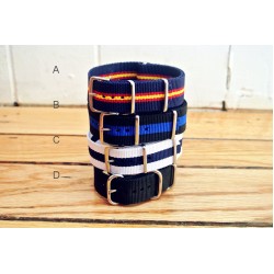 HNS 4Pcs Heavy Duty Ballistic Nylon And ZULUPATH Watch Strap Package Sale 