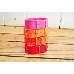 HNS 4Pcs Heavy Duty Ballistic Nylon And ZULUPATH Watch Strap Package Sale 