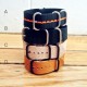 HNS 4Pcs Heavy Duty Ballistic Nylon And Leather ZULUPATH Watch Strap Package Sale 