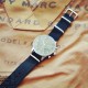 HNS Black Heavy Duty Ballistic Nylon Watch Strap With Polished Stainless Steel Buckle