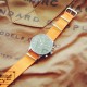 HNS Dark Orange Heavy Duty Ballistic Nylon Watch Strap With Polished Stainless Steel Buckle