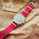HNS Red Heavy Duty Ballistic Nylon Watch Strap With Polished Stainless Steel Buckle
