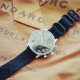 HNS Black Heavy Duty Ballistic Nylon Watch Strap With 3 PVD Coated Stainless Steel Rings