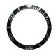 High Quality Black Bezel Insert to Fit Omega Seamaster James Bond Watch
