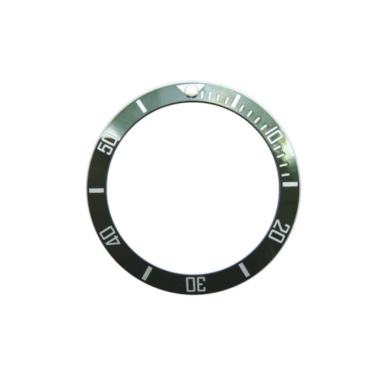 GREEN WITH WHITE NUMBERS CERAMIC BEZEL FOR SUBMARINER STYLE WATCH