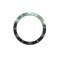 GREEN WITH WHITE NUMBERS CERAMIC BEZEL FOR SUBMARINER STYLE WATCH