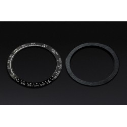 CERAMIC BEZEL FOR ROLEX DAYTONA 16500 16520 116500 116520 BLACK WHITE ENGRAVED