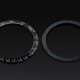 CERAMIC BEZEL FOR ROLEX DAYTONA 16500 16520 116500 116520 BLACK WHITE ENGRAVED