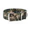 HNS Double Graphic Printed Plant Ballistic Nylon Watch Strap With Polished Stainless Steel Buckle