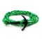 Slim 550 Green Paracord Survival Adjustable Weave PVD Anchors Bracelet 