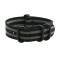 HNS 007 James Bond Black & Grey Heavy Duty Ballistic Nylon Watch Strap With 5 PVD Coated Buckle