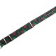HNS Double Graphic Printed Tropical Ballistic Nylon Watch Strap With Polished Stainless Steel Buckle