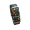 HNS Double Graphic Printed Flowers Ballistic Nylon Watch Strap With Polished Stainless Steel Buckle