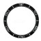 CERAMIC BEZEL FOR OMEGA 40MM SEAMASTER DIVER SEIKO SKX007/009 BLACK ENGRAVED