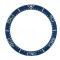 CERAMIC BEZEL FOR OMEGA 40MM SEAMASTER DIVER SEIKO SKX007/009 BLUE ENGRAVED