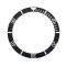 BLACK EXTRA SIZE CERAMIC BEZEL INSERT FOR ROLEX SUBMARINER GLOW GREEN IN DARK