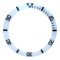 CERAMIC BEZEL FOR ROLEX SUBMARINER 16800 16808 16610 WHITE W/BLACK ENGRAVED