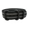 HNS 007 James Bond Black & Grey Heavy Duty Ballistic Nylon Watch Strap With 3 PVD Coated Buckle