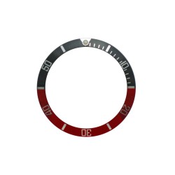 New High Quality Black & Red Aluminum Bezel Insert For Rolex Submariner & GMT