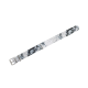 HNS Double Graphic Printed Smoky Heavy Duty Ballistic Nylon Watch Strap With Polished Buckle