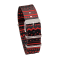 HNS Double Graphic Printed Folk-Custom Heavy Duty Ballistic Nylon Watch Strap With Polished Buckle