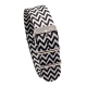 HNS Double Graphic Printed Wave Heavy Duty Ballistic Nylon Watch Strap With Polished Buckle