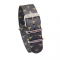 HNS Double Graphic Printed Firefly Heavy Duty Ballistic Nylon Watch Strap With Polished Buckle