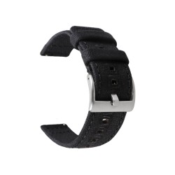 HNS Premium Canvas Cotton Quick Release Fashion Watch Replacement Band Straps