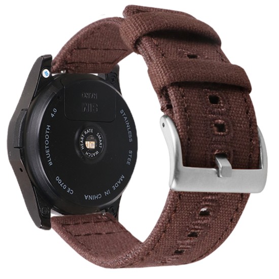HNS Premium Canvas Cotton Quick Release Fashion Watch Replacement Band Straps