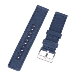 HNS Premium Canvas Cotton Quick Release Fashion Watch Replacement Band Straps
