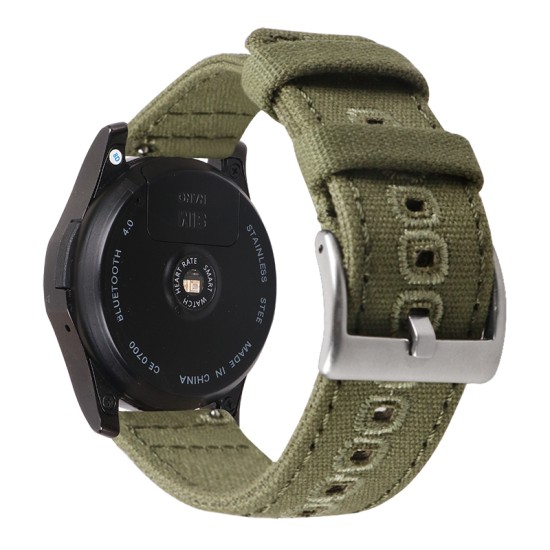 HNS Premium Canvas Cotton Quick Release Fashion Watch Replacement Band Straps