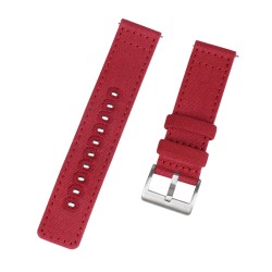 HNS Premium Canvas Cotton Quick Release Fashion Watch Replacement Band Straps
