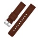 HNS Coffee Soft Silicone Rubber Quick Release Watch Strap