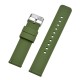 HNS Green Soft Silicone Rubber Quick Release Watch Strap