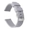 HNS Gray Soft Silicone Rubber Quick Release Watch Strap