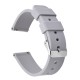 HNS Gray Soft Silicone Rubber Quick Release Watch Strap